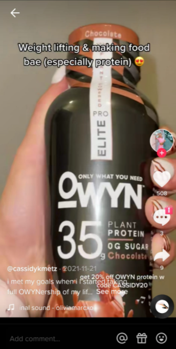 cassidy kmetz tiktok post