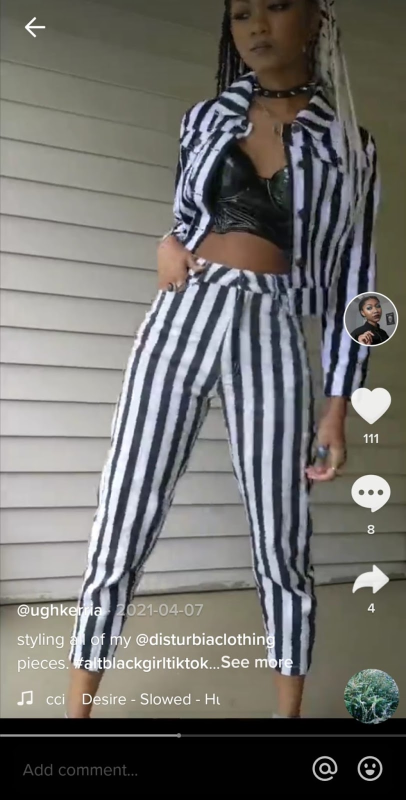 ugh kerria tiktok post