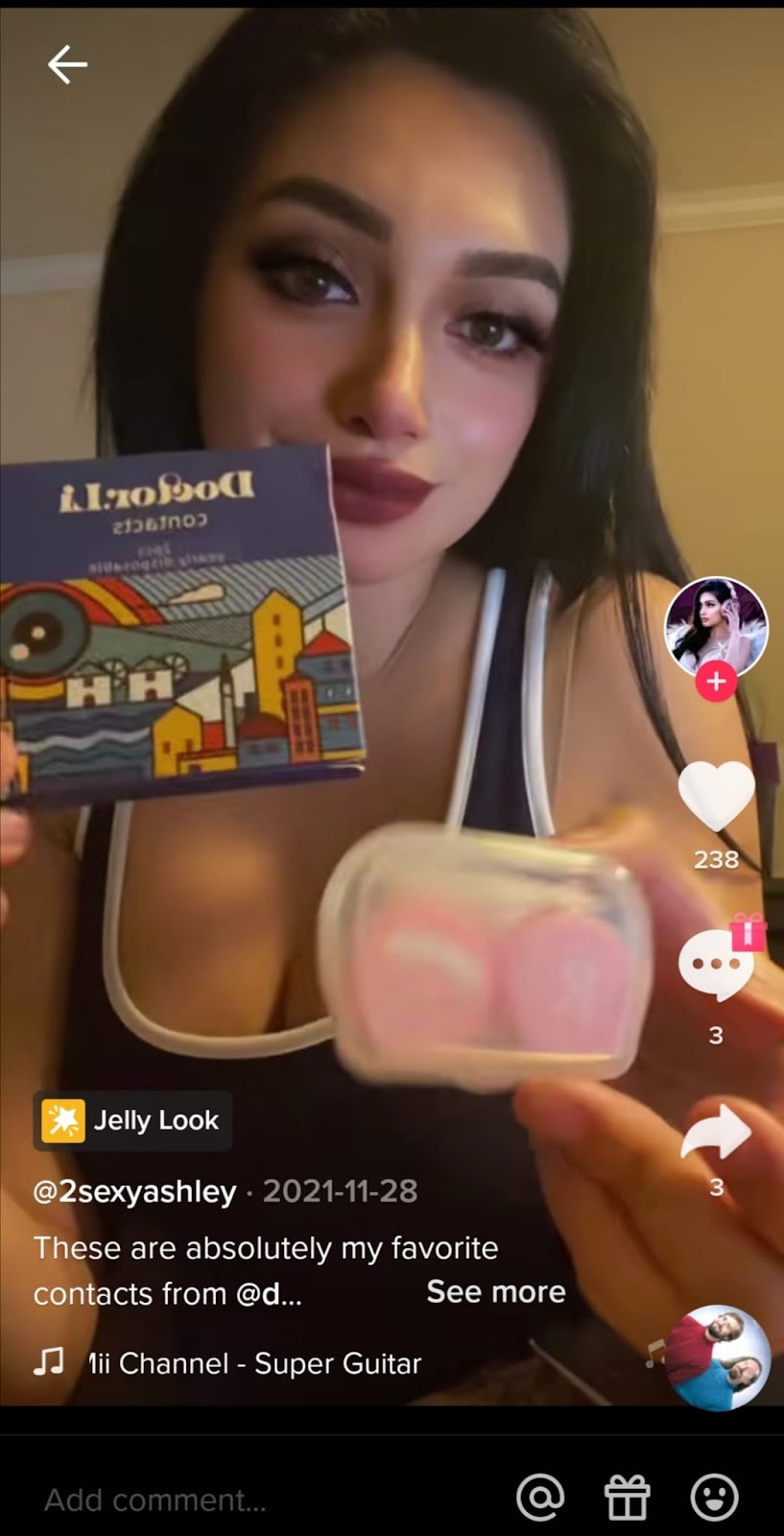 ashley rojas tiktok post