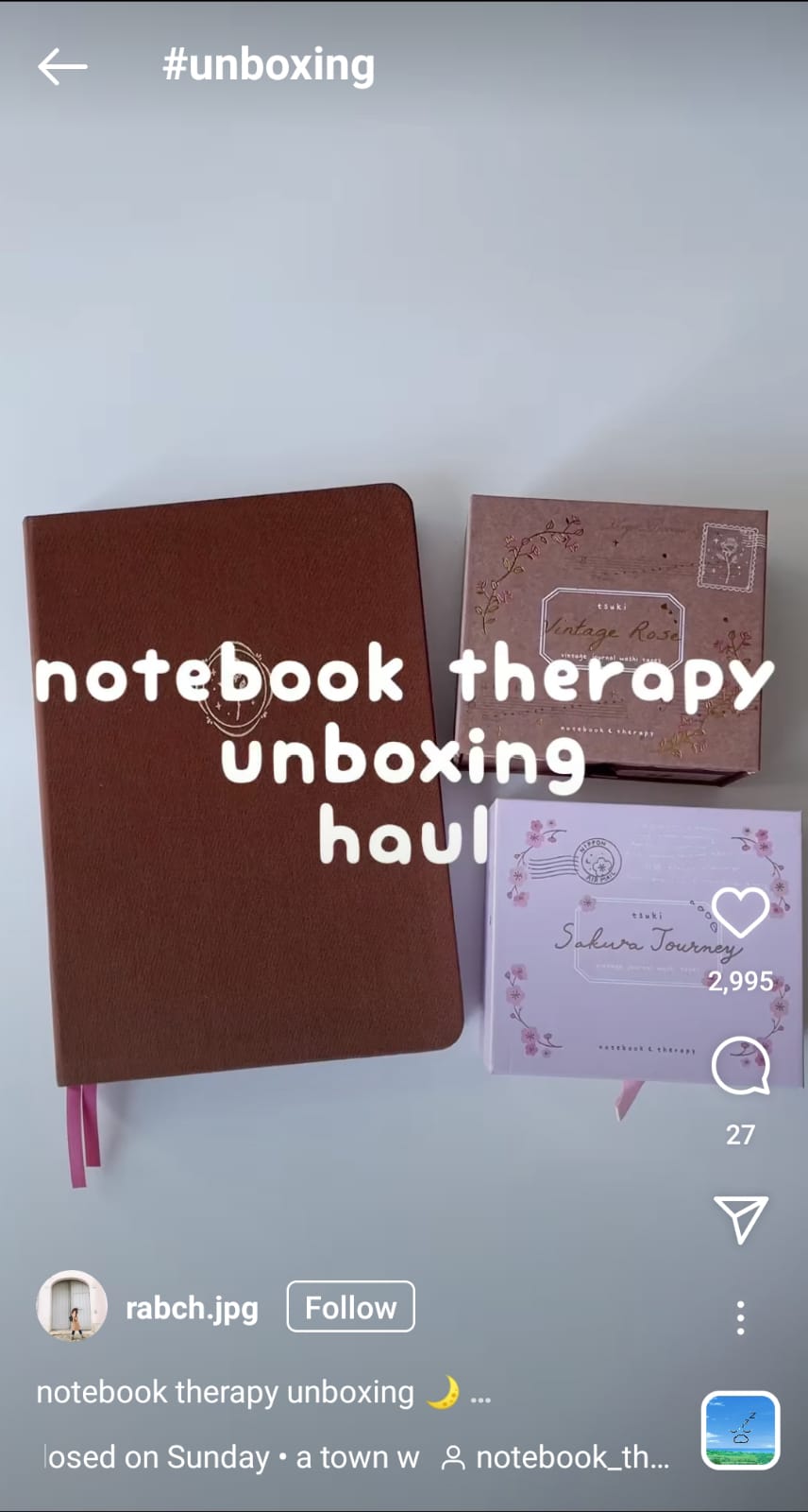 Unboxing tiktok video