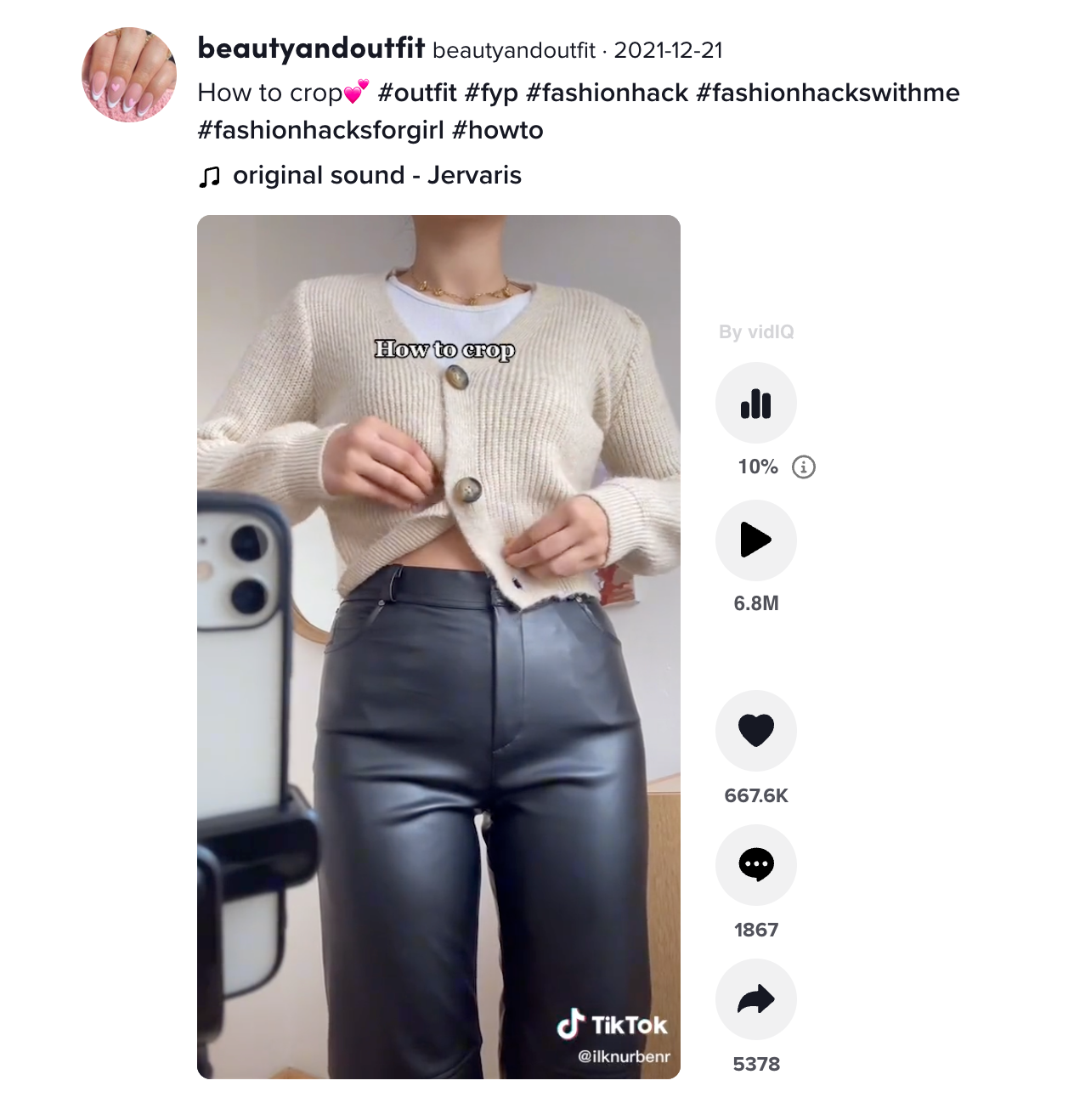 tiktok post