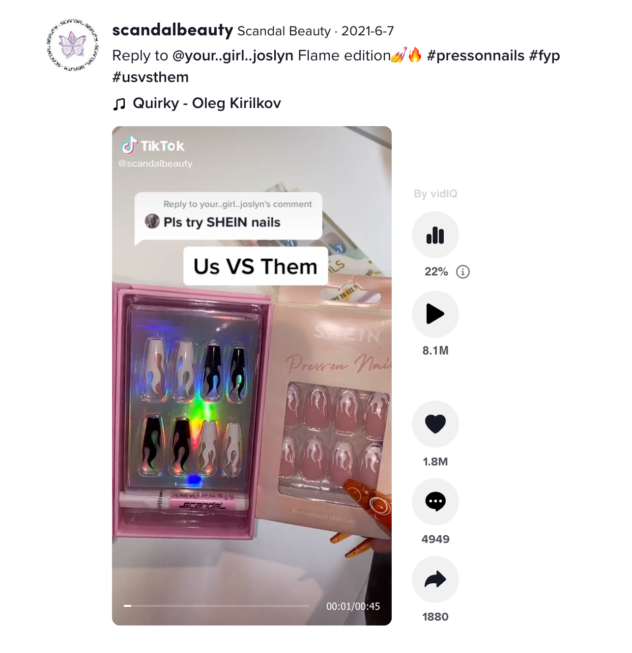 scandalbeauty us vs them video