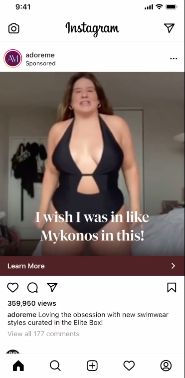 Instagram's branded content post