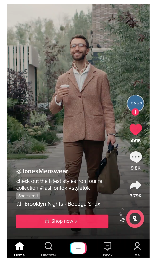 Collection ad example on TikTok