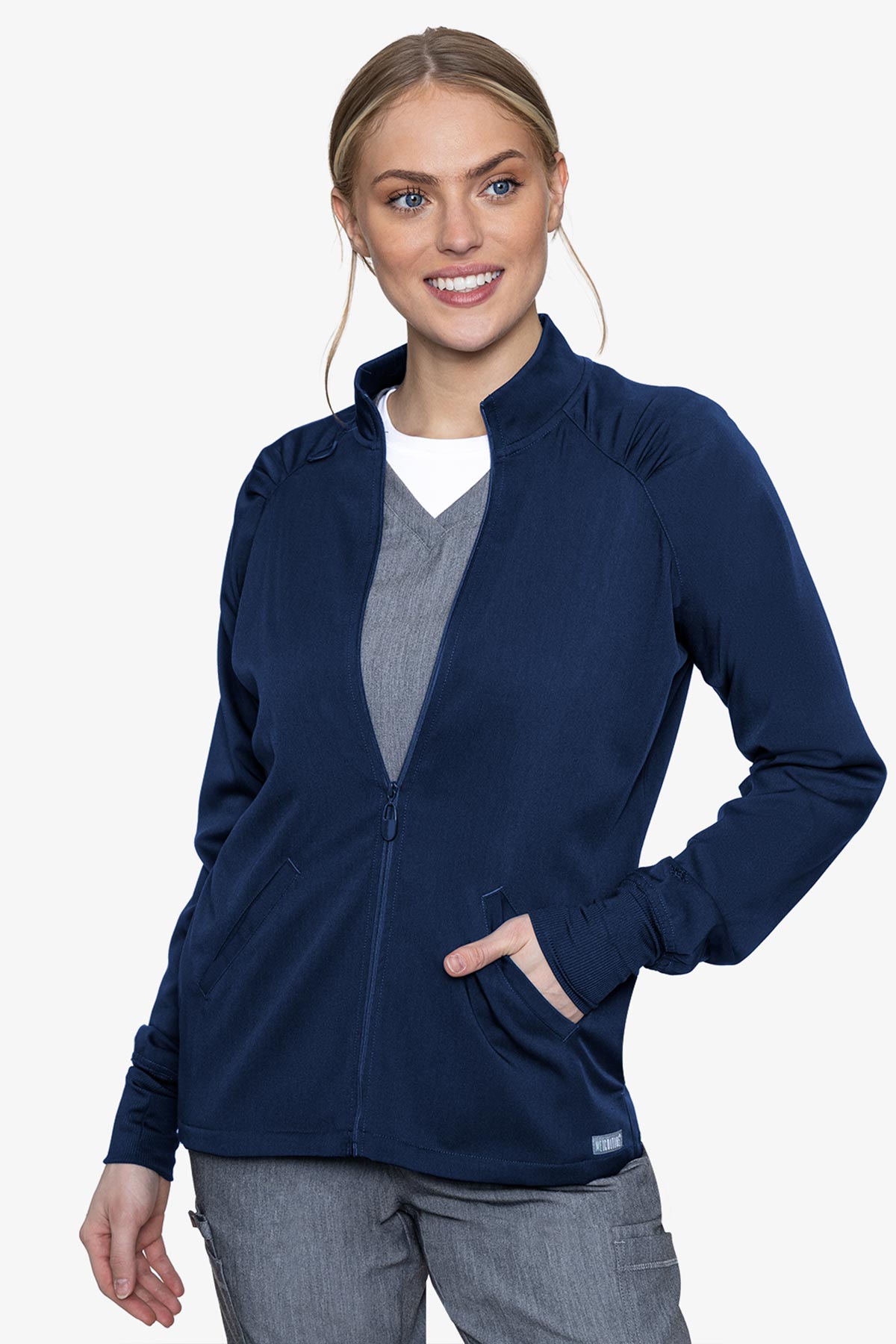 Now you can be the change. Wear this warm, comfy Touch Performance™ jacket to work—and then zip into outdoor active mode without missing a beat. Either way, you’ll be ready with plenty of pockets and super-soft knit cuffs. • Raglan sleeve with shoulder pleats
• Lightweight design
• Full zip front
• Bungee accessory loop
• Two welt pockets
• Two on-seam pockets
• Touch™ Performance Fabric
• R: XS-3X (26”)