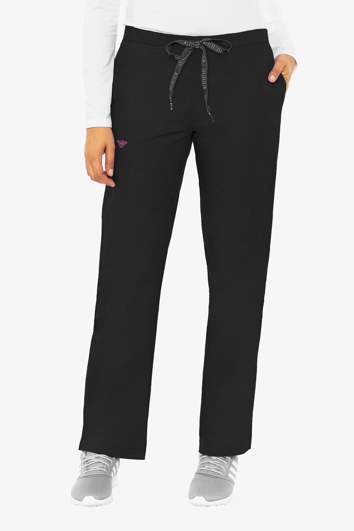 Y. A simple, yet flattering silhouette, assessable side seam pockets, hidden cell phone pocket, and sturdy external waist ties make for a great go-to pant.