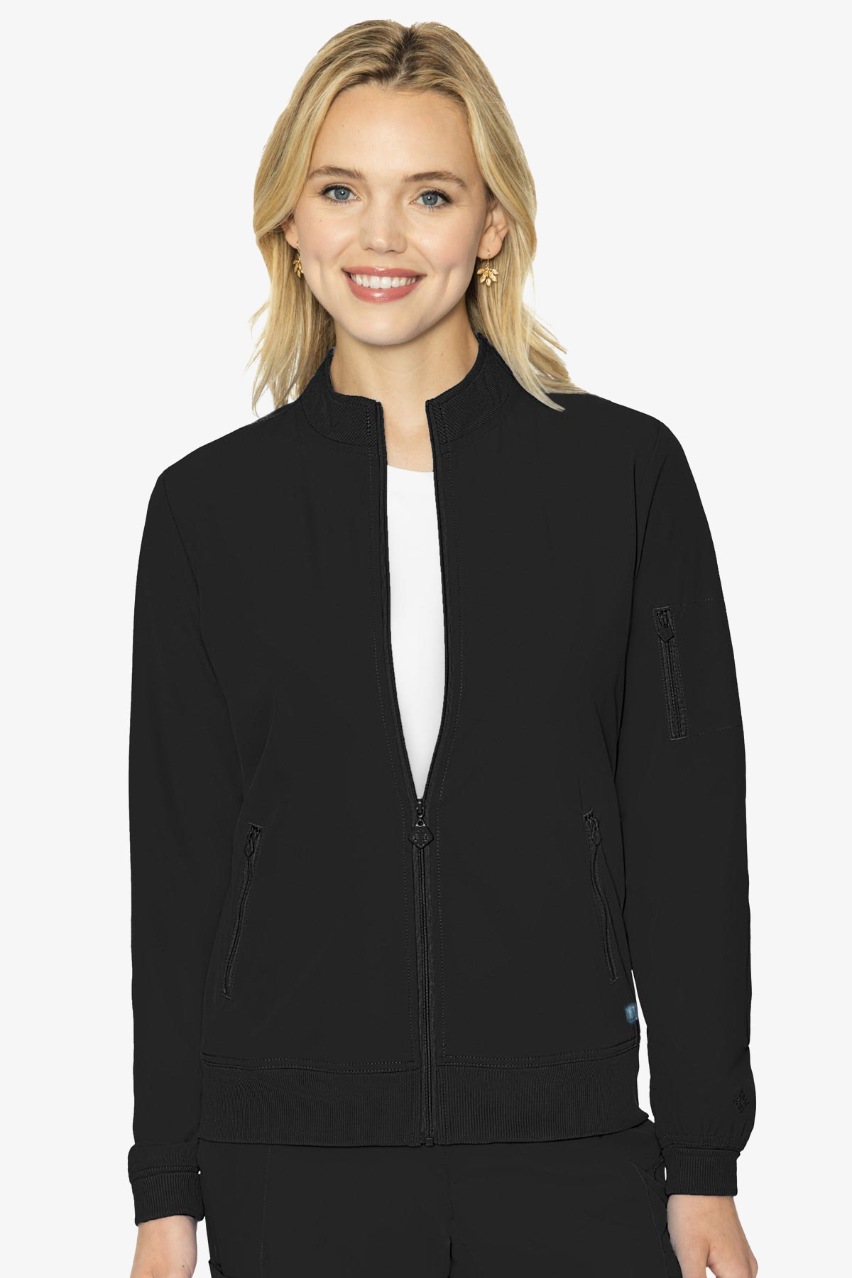 Feel sensational. Wear this lightweight, comfy Peaches jacket to work or zipping through your active life without missing a beat. Either way, you’ll be ready with plenty of pockets and incredible finishing detail.