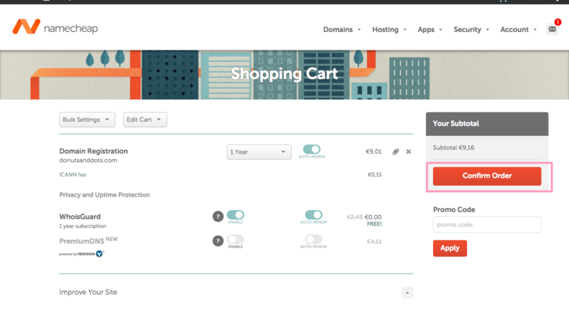 Start a WordPress blog- register a domain name