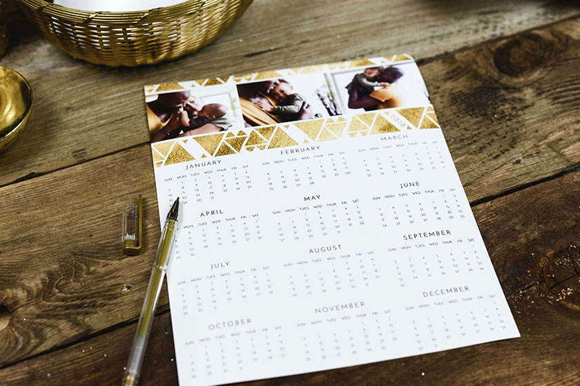 Our photo calendars make a great gift for friends & family. Relive the moments you shared. 