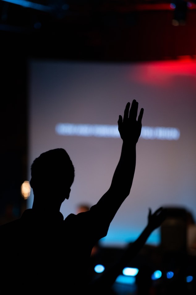 raising hand