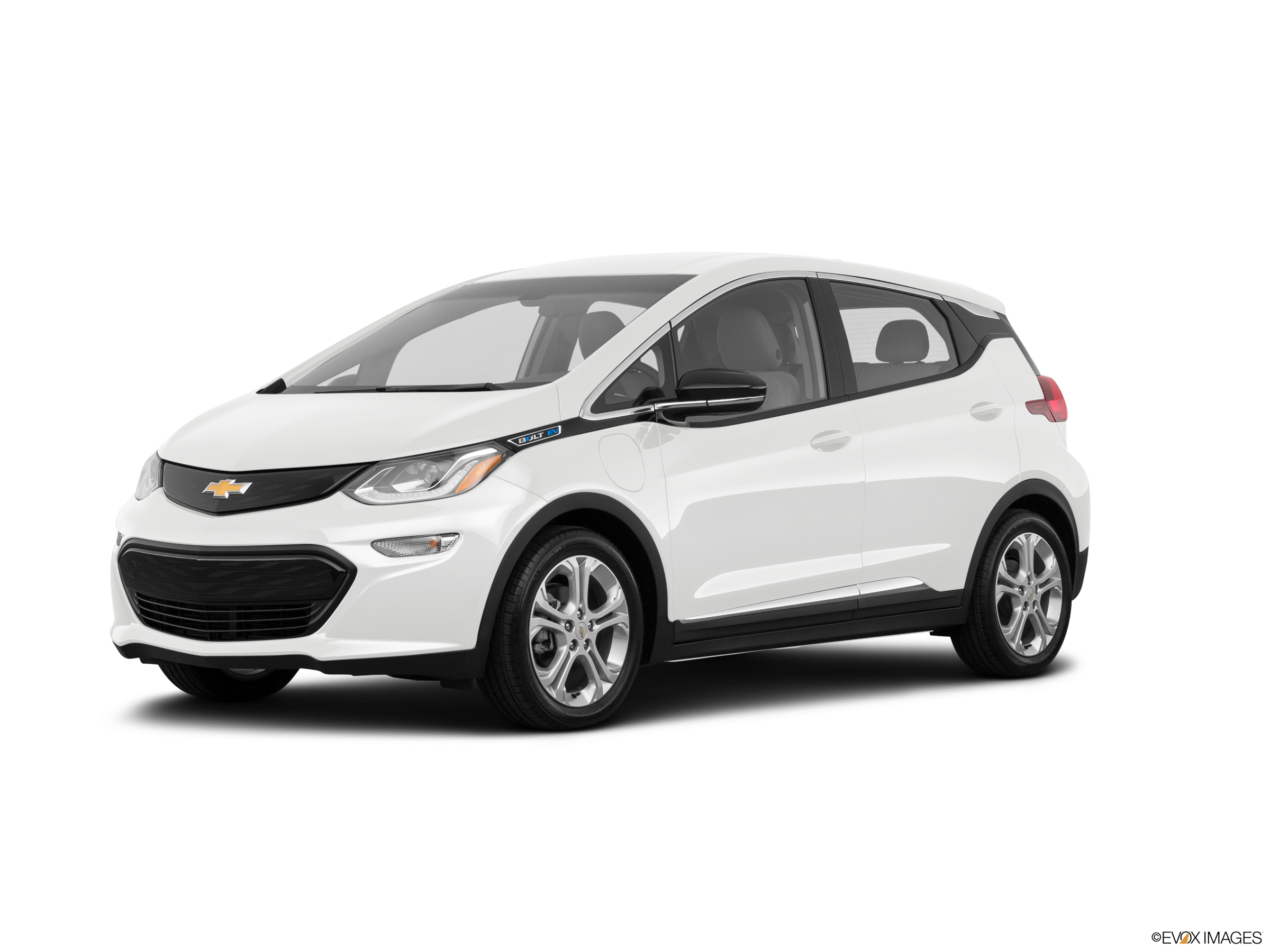 White Chevy Bolt Electric vehicle
