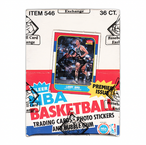 1986 Fleer Basketball Wax Box