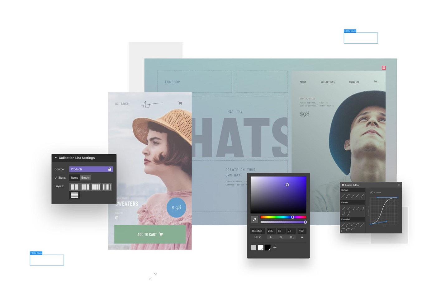 Low-Code: Webflow