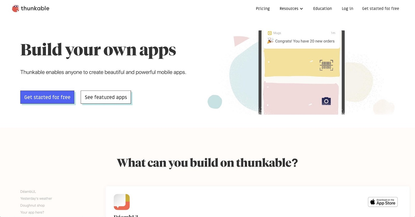 Thunkable Screenshot