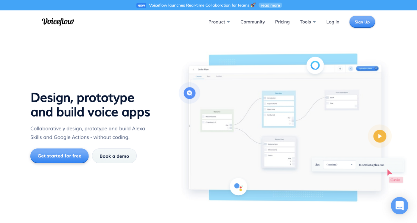 Voiceflow Screenshot
