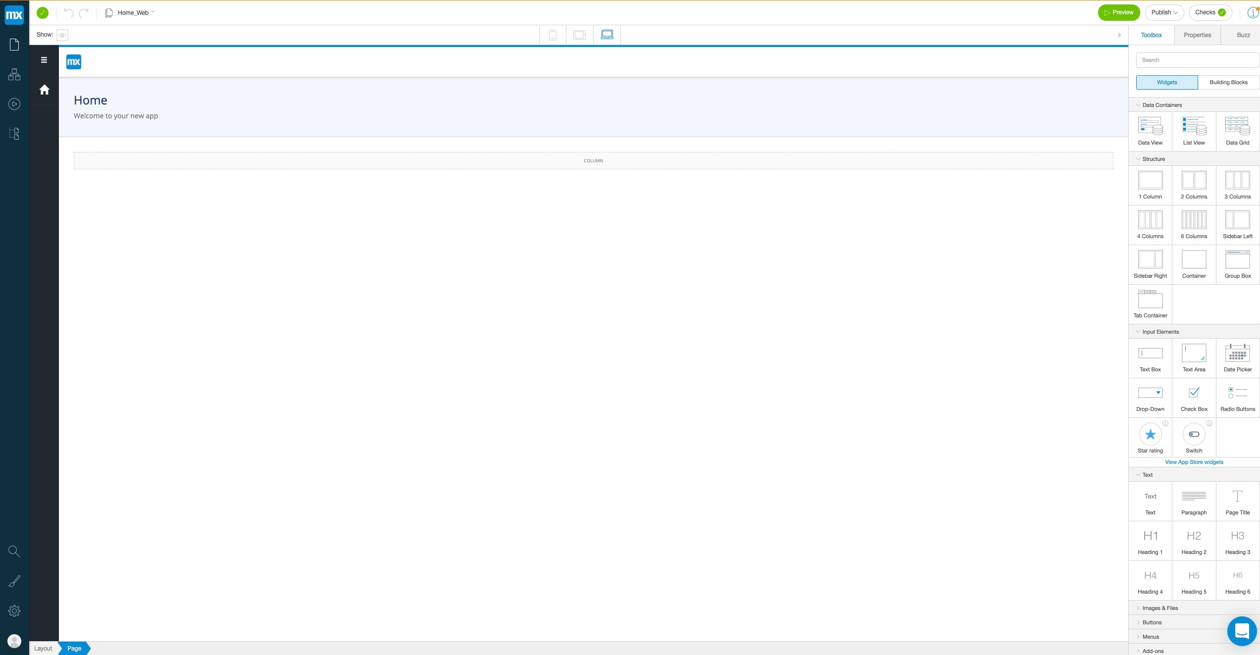 Mendix Screenshot