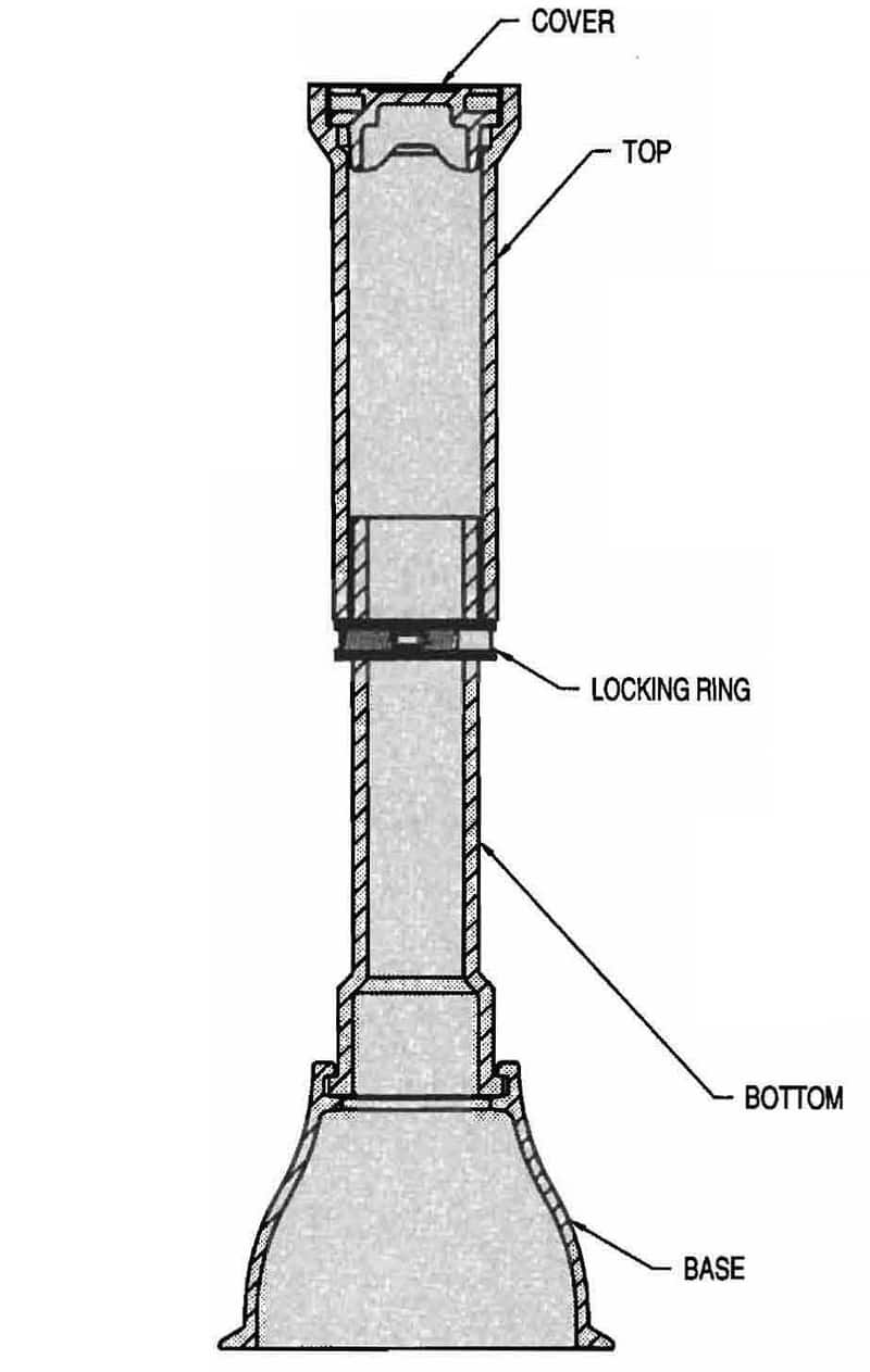 51/4" Valve Box Slide Type Evans Supply