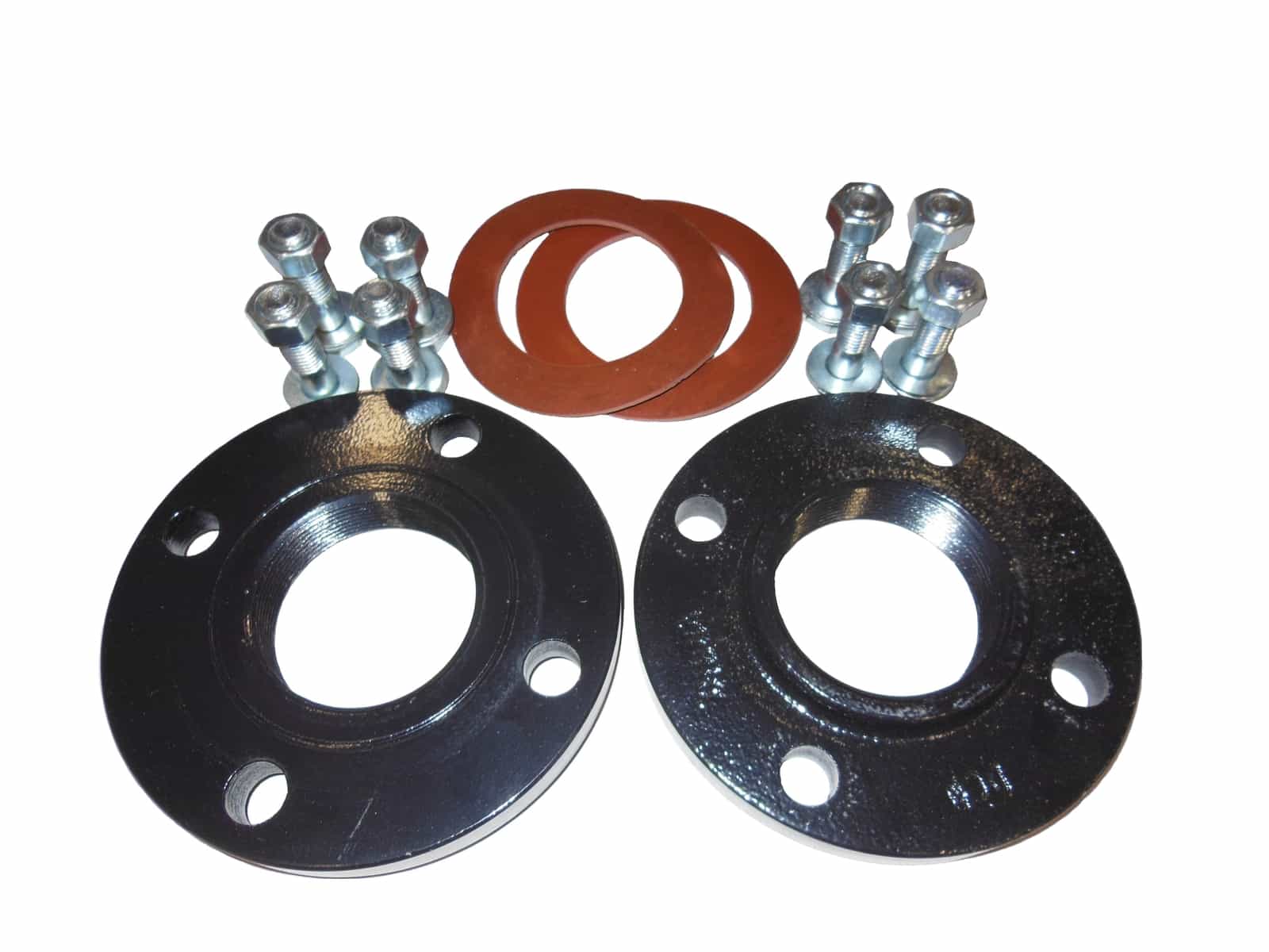 Round Flange Kit CI, Threaded Evans Supply
