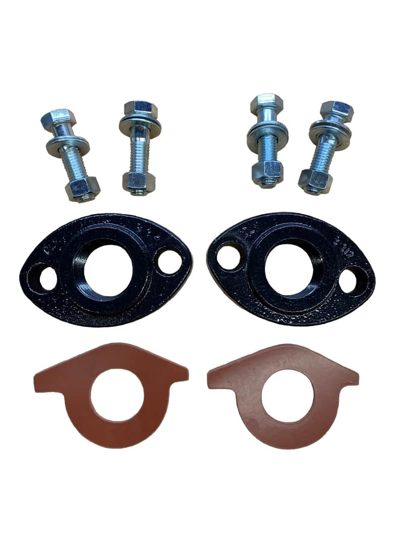 Oval Flange Kit CI, Threaded Evans Supply