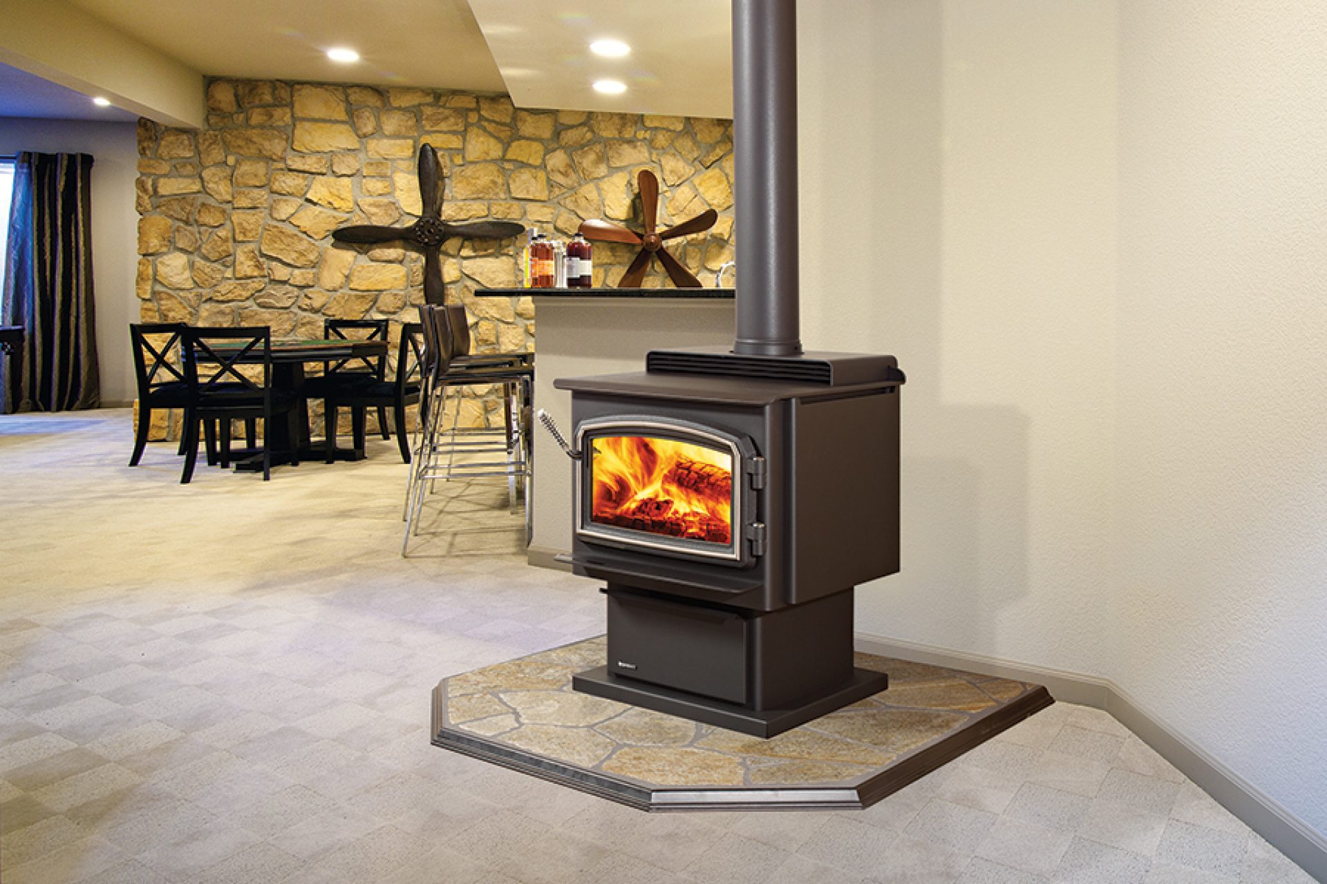 Lake Champlain Pools - F2450M - Classic Wood Stove