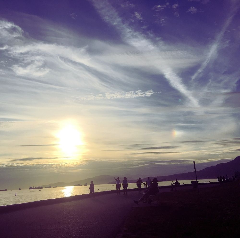 Vancouver sun and skies