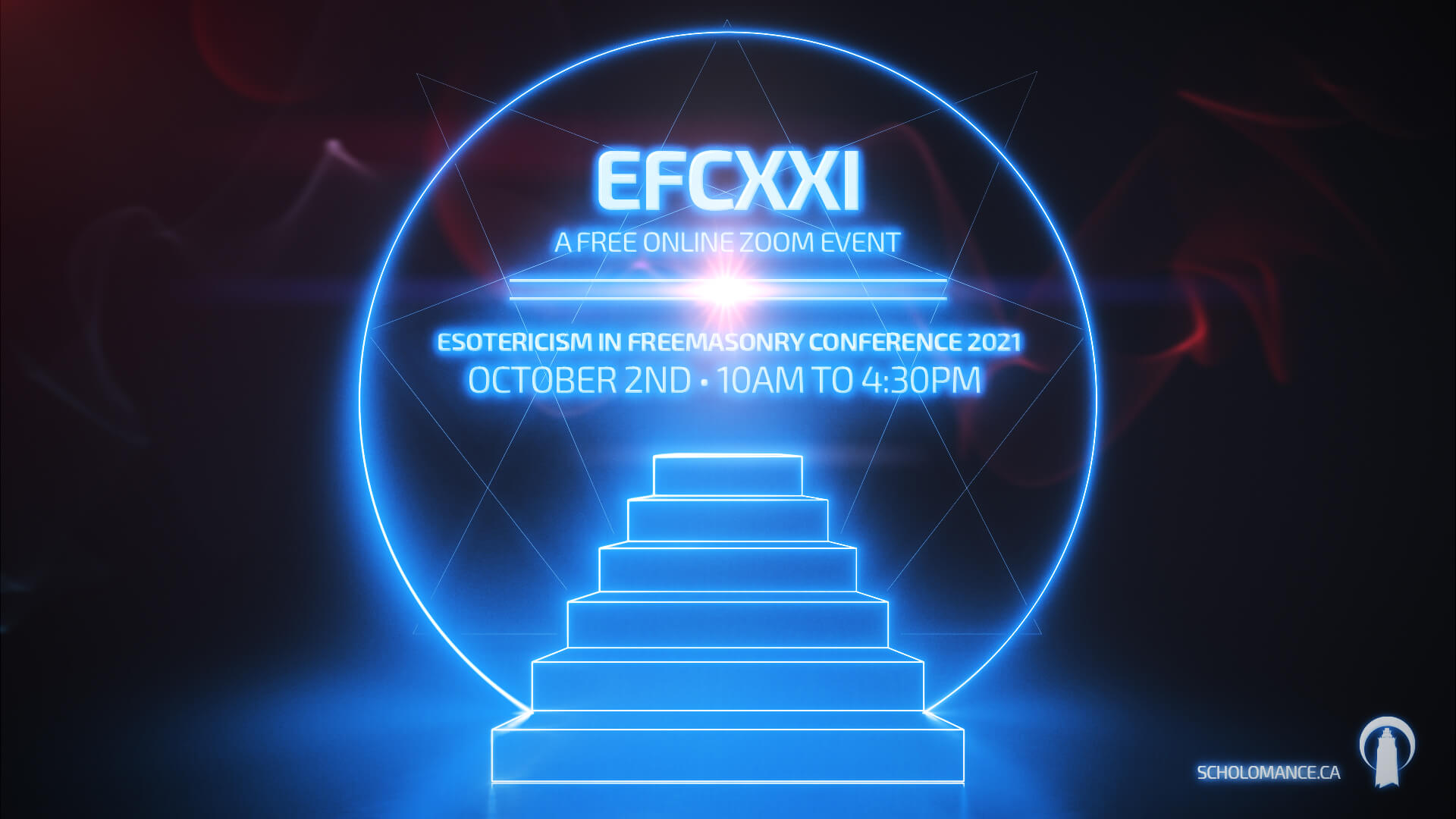 Esoteric freemasonry conference 2021 poster