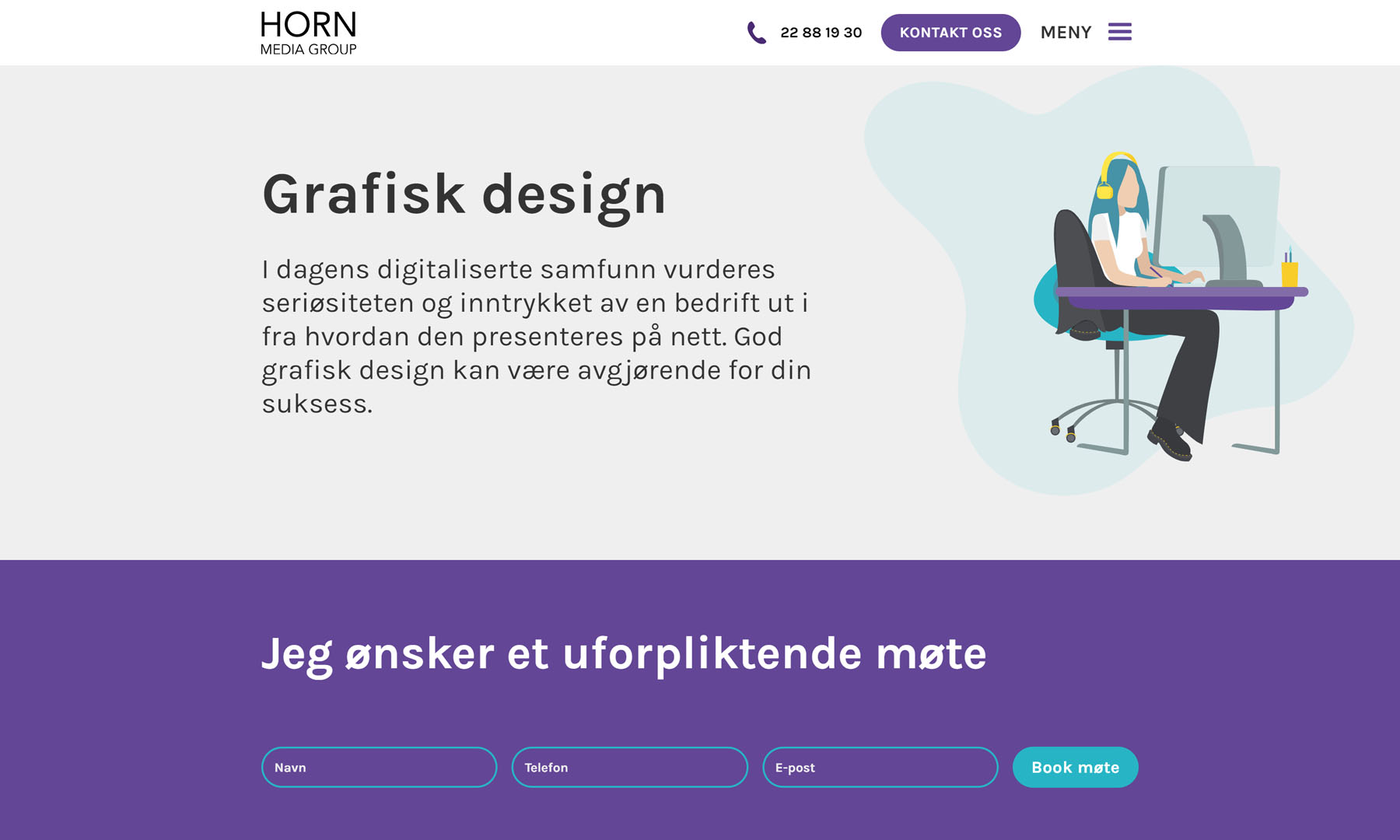 Grafisk design Horn Media