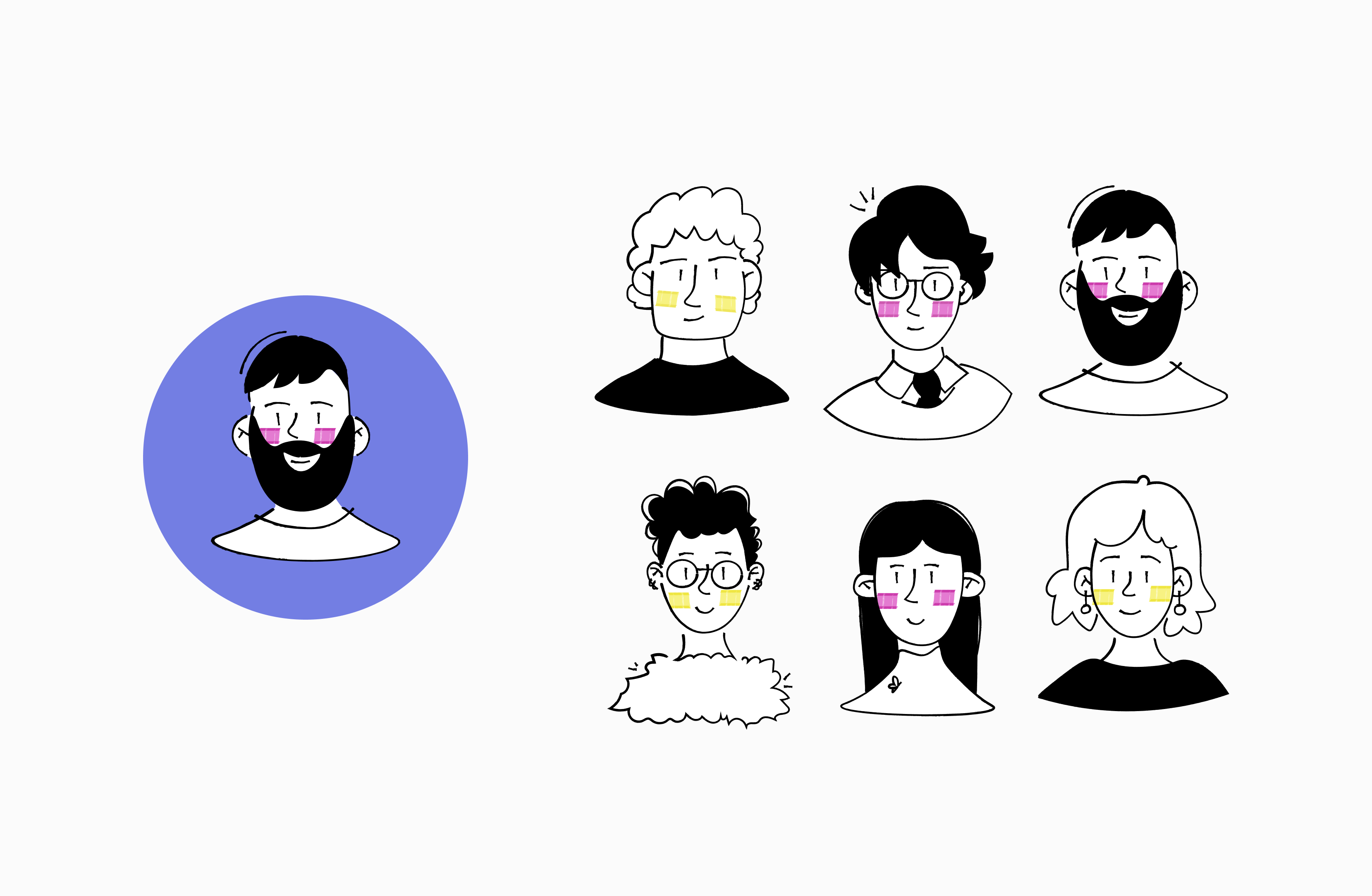 avatars for LaborX by Embacy