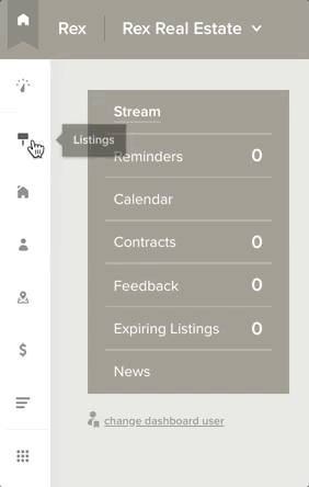 CRM menu