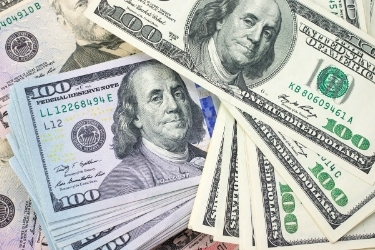 A lot of $100 bills