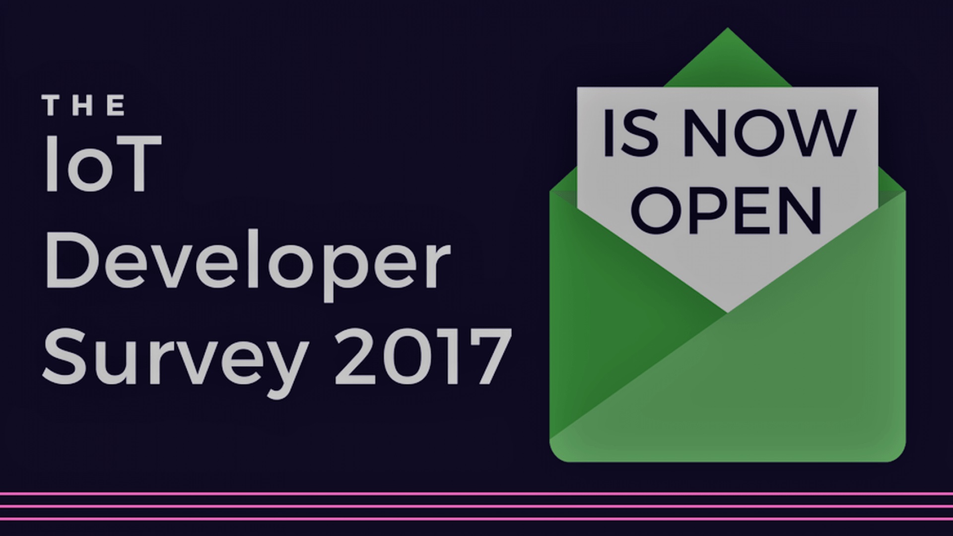 Participate in the IoT Developer Survey 2017!