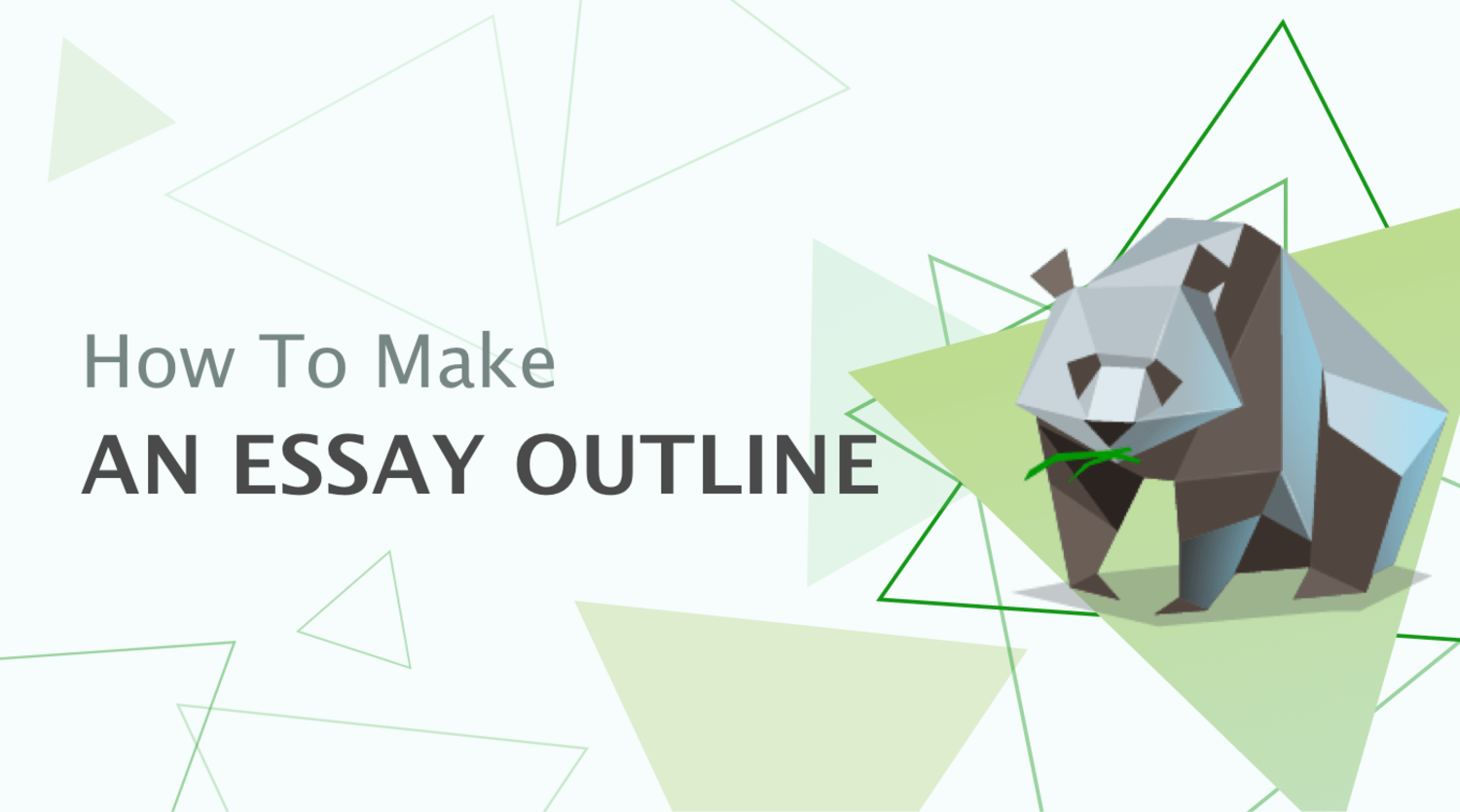 How To Make An Essay Outline
