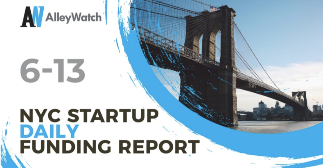 NYC startup daily funding report