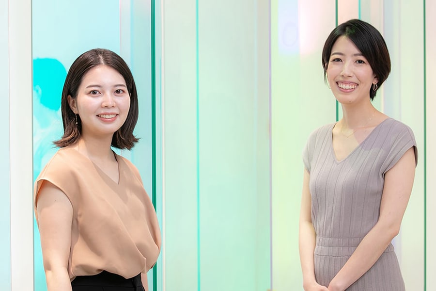 大橋 沙彩氏、長坂 万有氏の写真