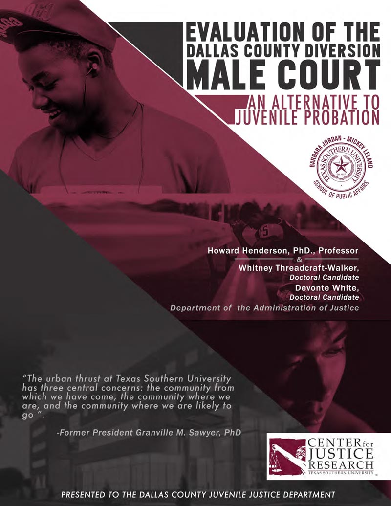 Evaluation of the Dallas County Diversion Male Court