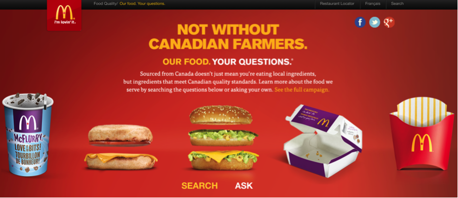 Mcdonald's Content Marketing
