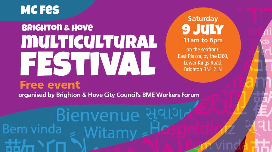 Brighton & Hove Multicultural Festival banner
