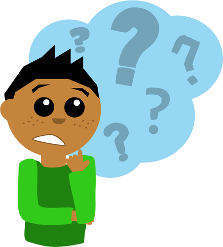 Illustration of someone thinking