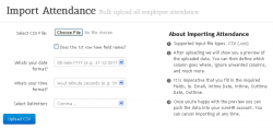 Import Attendance HR Software