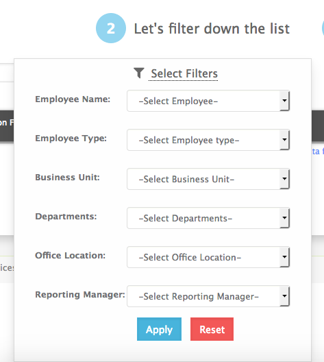 List of employee