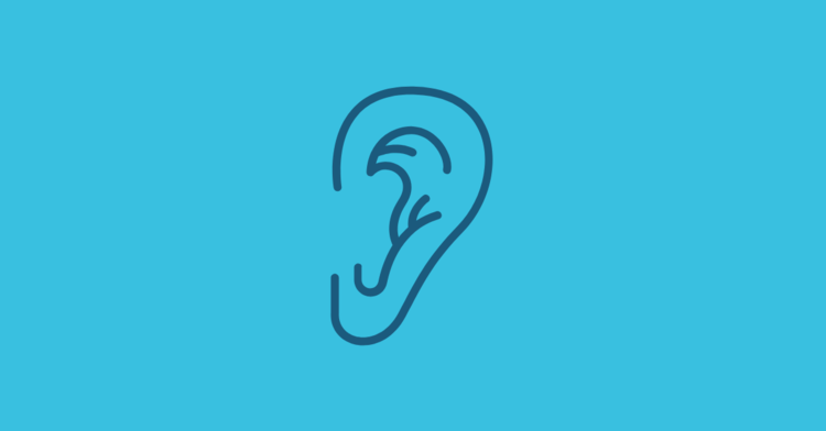 illustration of an ear.