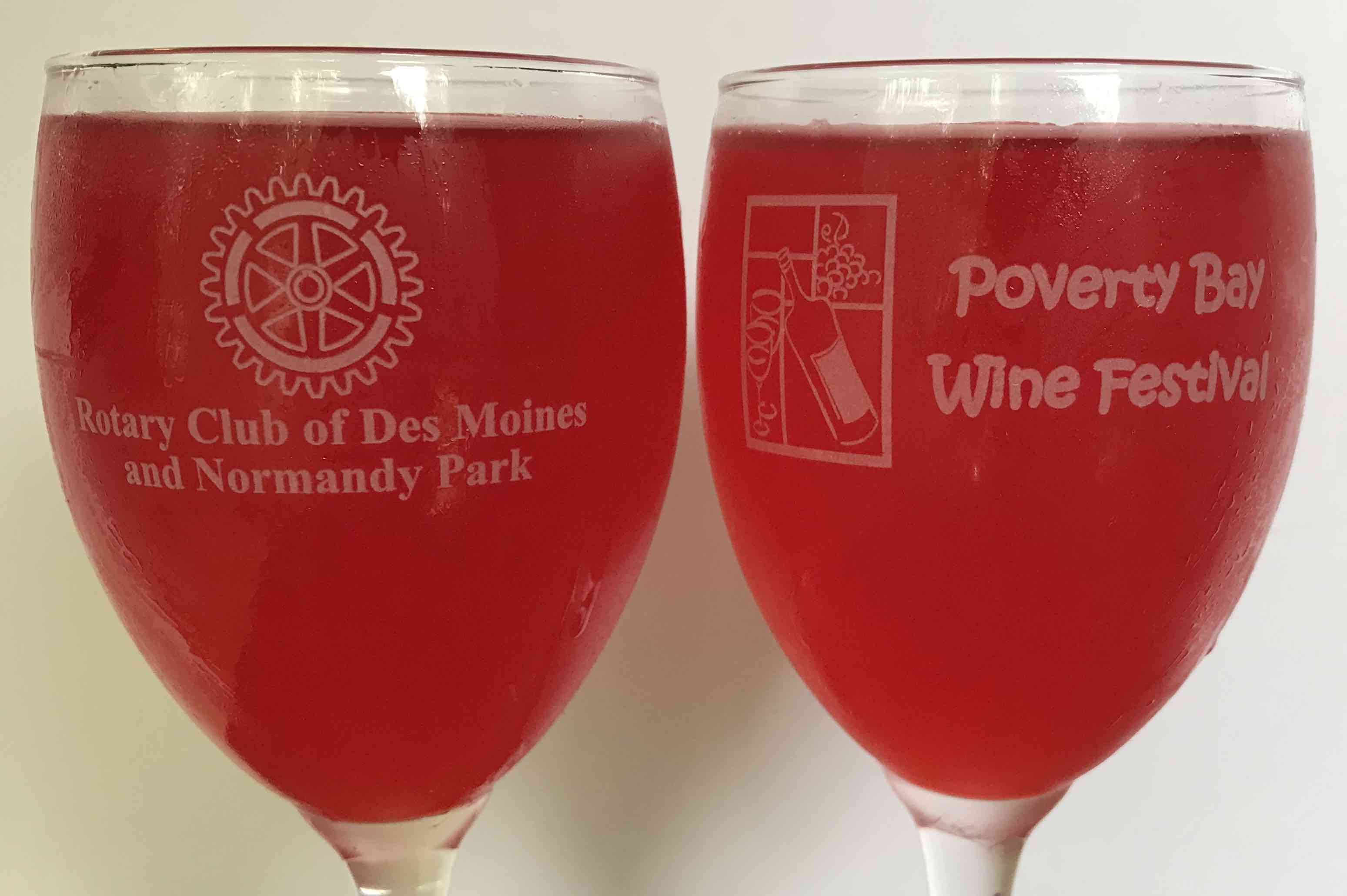 Donation for Two FREE Poverty Bay Wine Festival Glasses