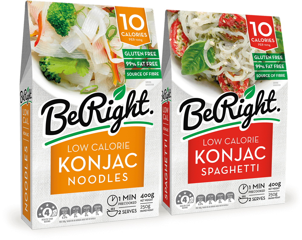BeRight Konjac Spaghetti & Noodles