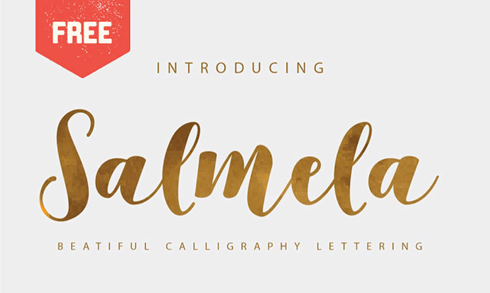 Salmela - Free Calligraphy Font
