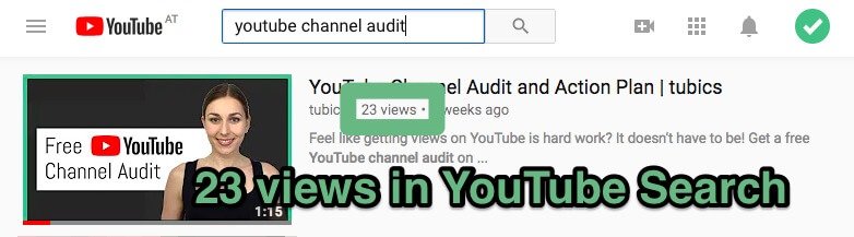 разные просмотры YouTube в поиске