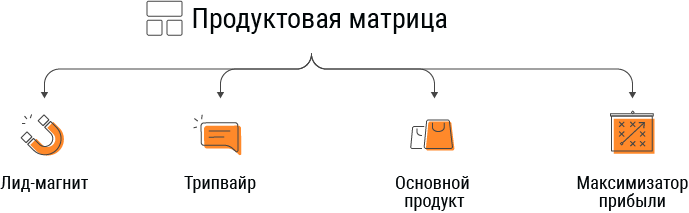 схема продуктовой матрицы