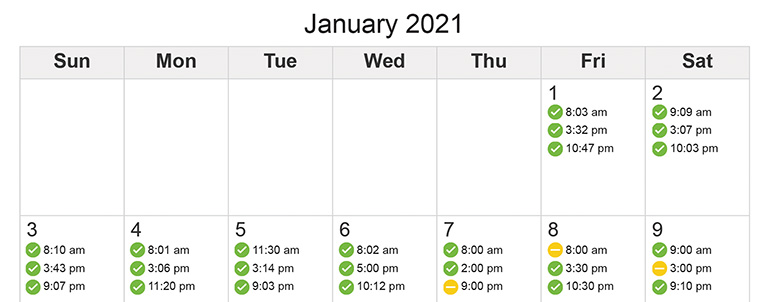 Advanced Reporting January 2021