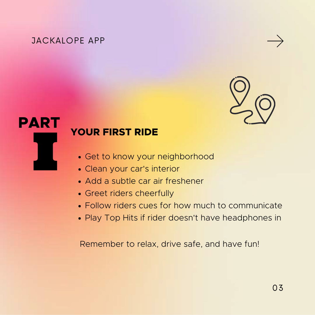 rideshare first ride getting started