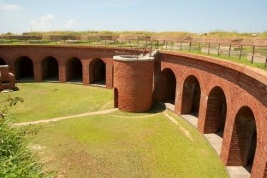Inside Fort Massachusetts.