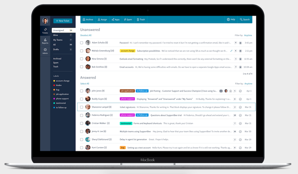 Help Desk Software: SupportBee